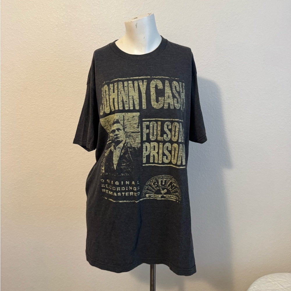 Vintage Graphic Tee with Folsom Prison Design